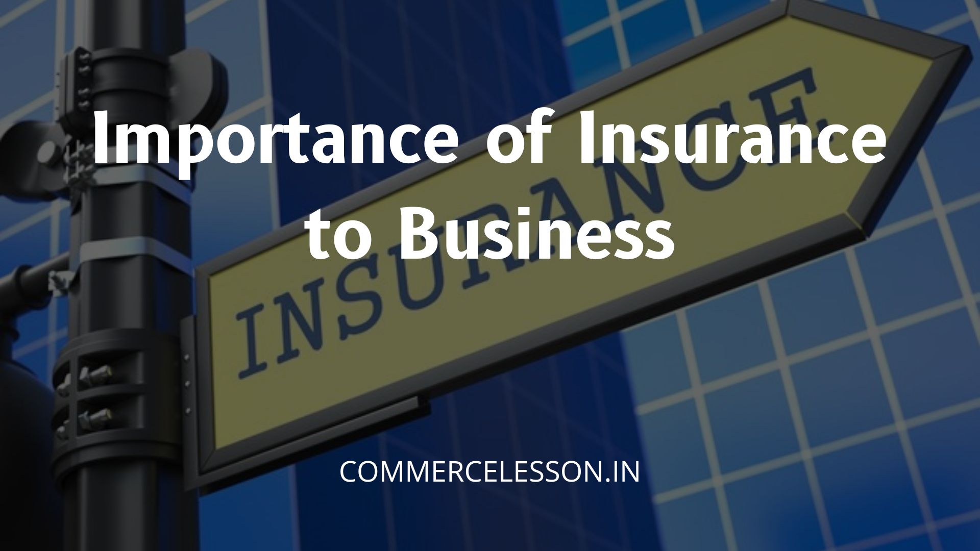 Importance Of Insurance To Business CommerceLesson In   Importance Of Insurance To Business Commercelesson.in  