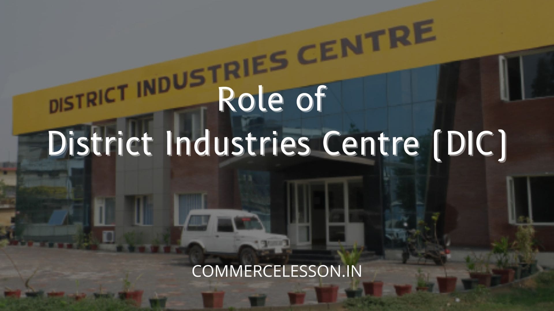 Role of District Industries Centre