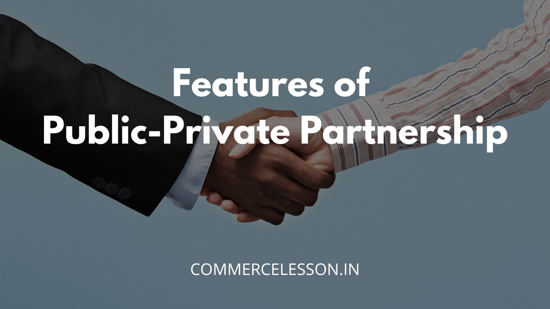 Features of Public-Private Partnership