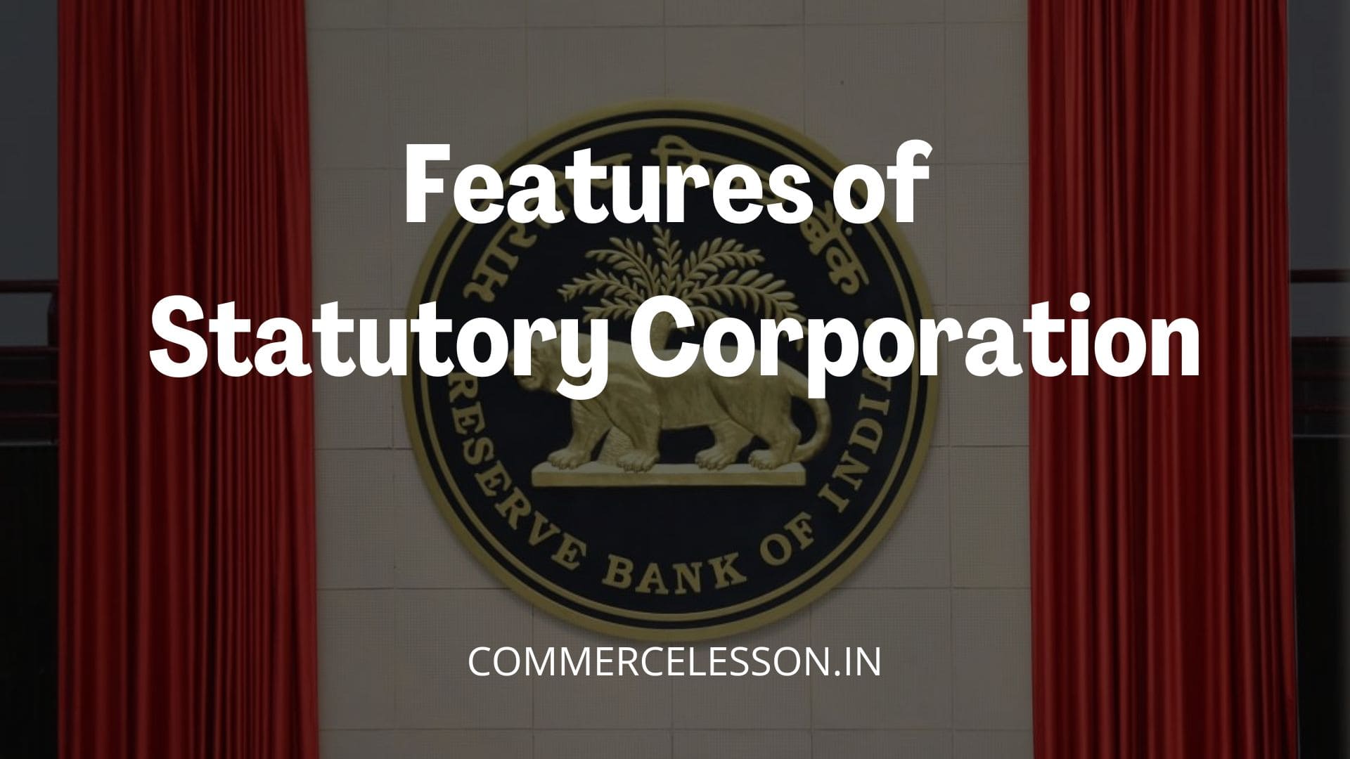 Features of Statutory Corporation