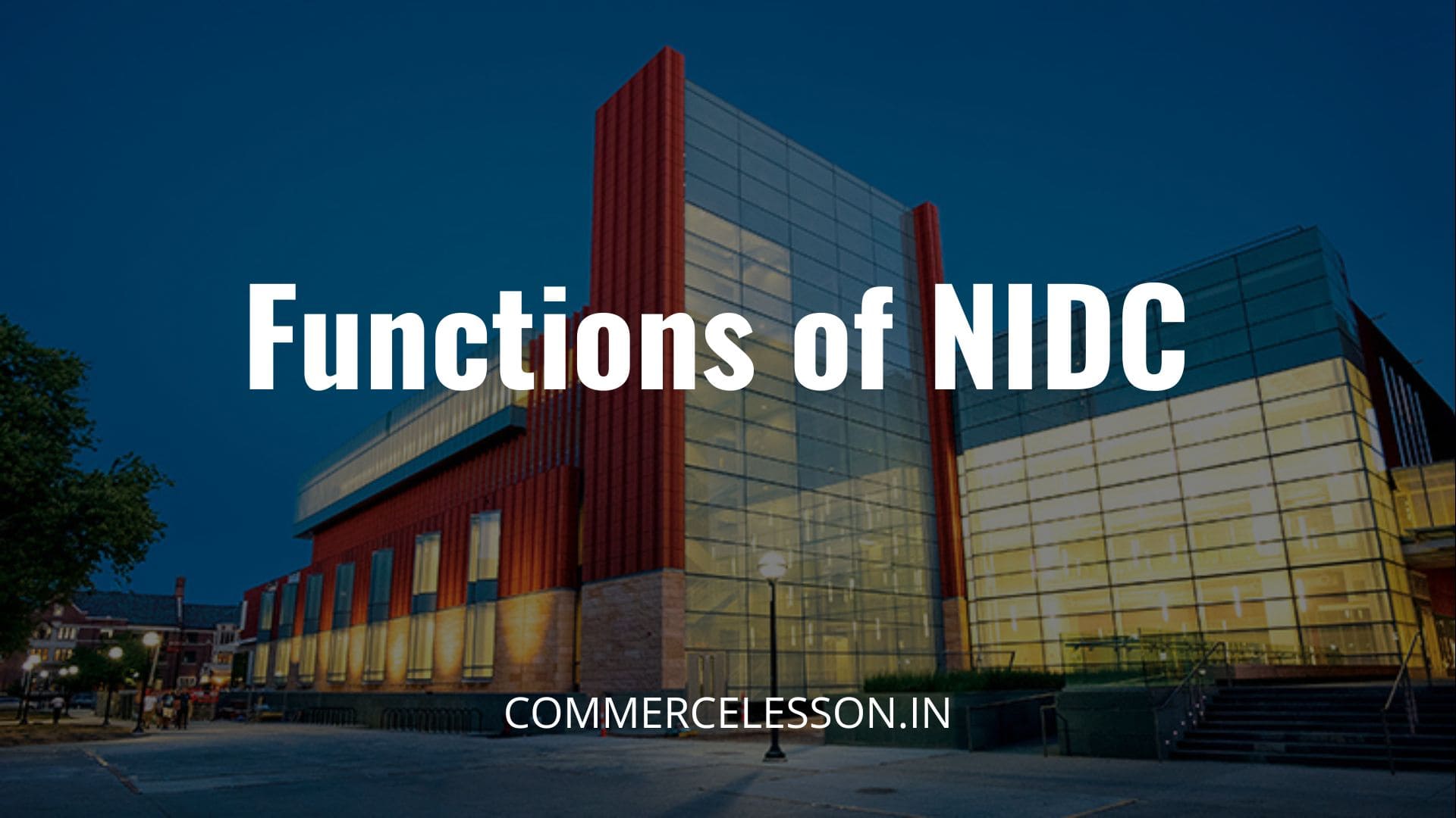 Functions of National Industrial Development Corporation