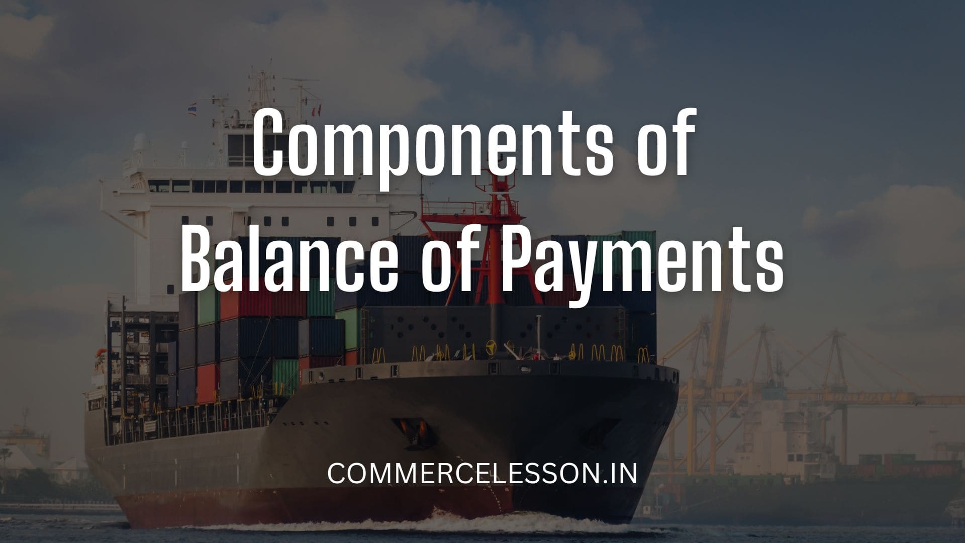 Components of Balance of Payments